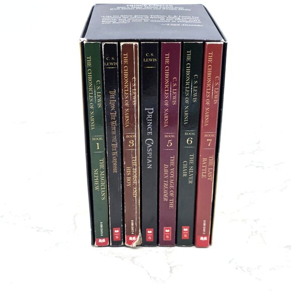 The Chronicles of Narnia Box Set CS Lewis Paperback 1995 Books 1 - 7 Scholastic - Picture 2 of 9